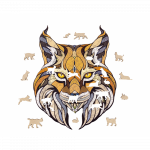 EWA mozaika/puzzle LYNX LŪ&Scaron;IS L dydis