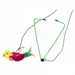 Žaislas pauk&scaron;čiukas ant virvutės