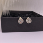 Auskarai - klipsai &bdquo;Spindesio ratas&ldquo;