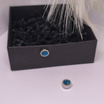 Magnetiniai auskarai &bdquo;Okeano žiedas&ldquo;