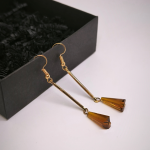 Ilgi auskarai "Kūgis"