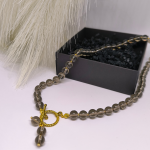 Kaklo papuo&scaron;alas ,,Dūminis opalas"