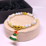 Rankų darbo apyrankė ,,Kalėdų rytas"