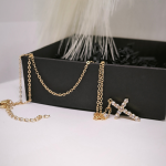 Auksinės spalvos kryželis &bdquo;Tikėjimo spindesys&ldquo;