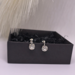 Auskarai - klipsai &bdquo;Skaidri klasika&ldquo;