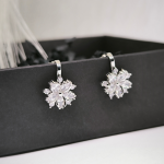 Prabangūs klipsai &bdquo;&Scaron;erk&scaron;no elegancija&ldquo;