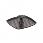 Ketaus Grill Keptuvės Presas-Dangtis 18 x 18 cm
