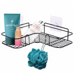 Kampinė vonios kambario lentyna du&scaron;o kabinai VILDE