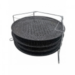 5 Dalių Apvalių Kepimo Skardų Rinkinys KINGHOFF &Oslash;32cm