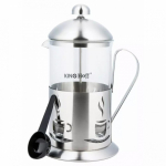 KINGHOFF Nuspaudžiamas kavinukas/arbatinukas 350 ml KH-4830