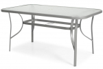 PORTO sodo stalas 150x90 cm - sidabrinis