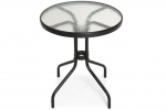 CAPRI sodo stalas 60 cm - juodas