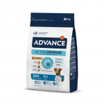 ADVANCE Mini Adult sausas pa&scaron;aras su vi&scaron;tiena ir ryžiais &scaron;unims 7kg
