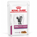 ROYAL CANIN Cat Veterinary Diet RENAL CHICKEN konservai katėms 12x85g