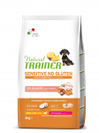 NATURAL TRAINER ADULT Mini SALMON Sensitive No Gluten 2 x 7kg