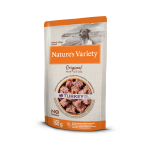 NATURE'S VARIETY MINI konservai mažų veislių &scaron;unims su kalakutiena 8x150g