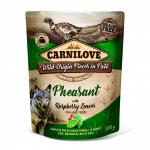 CARNILOVE Dog Pate PHEASANT with RASPBERRY Leaves pa&scaron;tetas &scaron;unims 300g x 6vnt