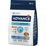 ADVANCE Light Mini sausas pa&scaron;aras vidutinių veislių &scaron;unims 3kg