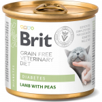 BRIT Cat Veterinary Diets DIABETES drėgnas pa&scaron;aras katėms 6x200g