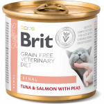 BRIT Cat Veterinary Diets RENAL drėgnas pa&scaron;aras katėms 6x200g