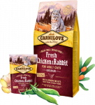 CARNILOVE Cat Fresh Chicken & Rabbit Gourmand 6kg