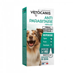 Vetocanis la&scaron;iukai nuo erkių vidutinio veislių &scaron;unims Pakuotė: 2 x 3 ml