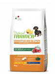 NATURAL TRAINER ADULT Mini LAMB Sensitive No Gluten 2 x 7kg