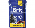 Brit Premium Chicken & Turkey 100g x 24vnt.