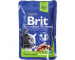 Brit Premium Sterilised Chicken Slices 100g x 24vnt.