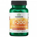 SWANSON Vitaminas E (natūralus) 134.2 mg, kapsulės N100