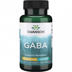 SWANSON GABA (gama amino sviesto rūg&scaron;tis) 500 mg, kapsulės N100