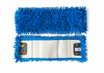 Mikrofibrinė &scaron;luostė &bdquo;Chenile&ldquo; mėlyna 40cm su 3 skyl. prisegimu BTMMC40B-3s