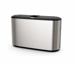 460005 H2 Tork Xpress Multifold Mini pastatomas sulankstytų popierinių rank&scaron;luosčių dozatorius i&scaron; nerūdijančio  plieno 460005