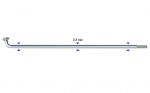 Stipinas 2.3 x 260mm Sapim Leader J-Bend