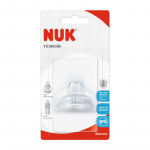 NUK First Choise silikoninis snapelis ant mokomojo buteliuko (nei&scaron;sipilantis) (6 mėn.+)