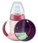 NUK First Choice+ mokomasis buteliukas NIGHT su silikoniniu žinduku, 150 ml (6-18 mėn.)