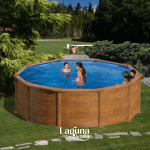 Apvalus GRE plieninis antžeminis baseinas Mauritius