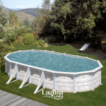 Ovalus GRE plieninis antžeminis baseinas Grenlandija