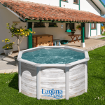 Apvalus GRE plieninis antžeminis baseinas Finlandia