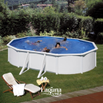 Ovalus GRE plieninis antžeminis baseinas Fiji