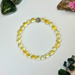 Citrino apyrankė - 8mm - 20cm - Tik kristalai