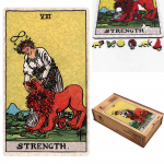 Tarot: The Strength (Rider-Waite) Dėlionė I&scaron; Medžio (250 detalių) Fantasy Puzzles