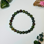 Žalsvo jaspio apyrankė - 8mm - 16cm