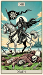 Tarot: The Death Dėlionė I&scaron; Medžio (250 detalių) Fantasy Puzzles