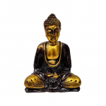 Juoda/auksinė budos statulėlė