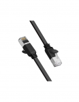 Plok&scaron;čias pataisymo laido kabelis UTP RJ45 Cat 6 tinklo kabelis 1000Mbps 2m juodas