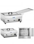 Žuvies spurgų keptuvė su nuvarvėjimo padėklu 3200W 230V 14L