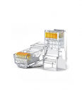 Ki&scaron;tukas RJ45 8P8C Cat 6 skaidrus SET 100vnt
