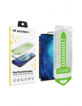 9H grūdintas stiklas su tvirtinimo rėmeliu iPhone 14 Plus Premium Glass, juodas