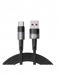 USB-C - USB-C 66W 6A 2m kabelis - pilkas